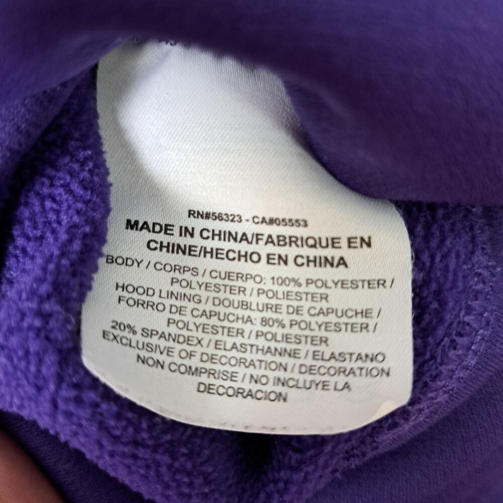 Nike Therma FIt Purple and Black Women's Small Activeware Athletic Hoodie - Picture 7 of 8